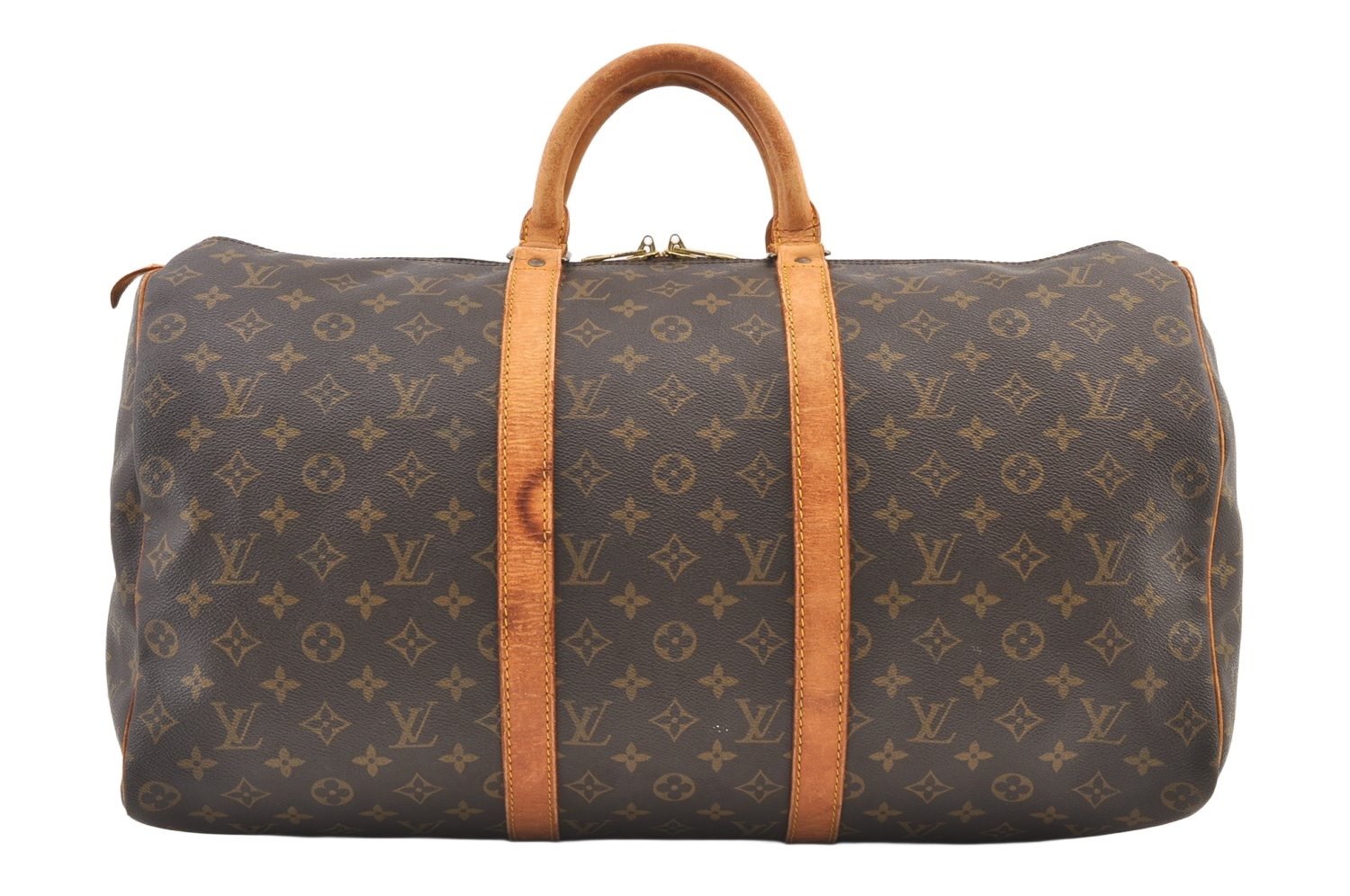 Authentic Louis Vuitton Monogram Keepall 50 Travel Boston Bag M41426 LV 1197K