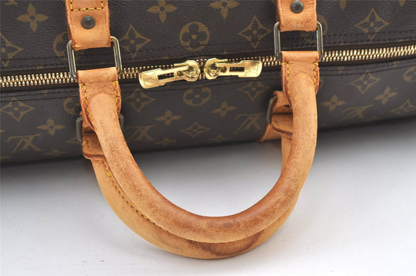 Authentic Louis Vuitton Monogram Keepall 50 Travel Boston Bag M41426 LV 1197K