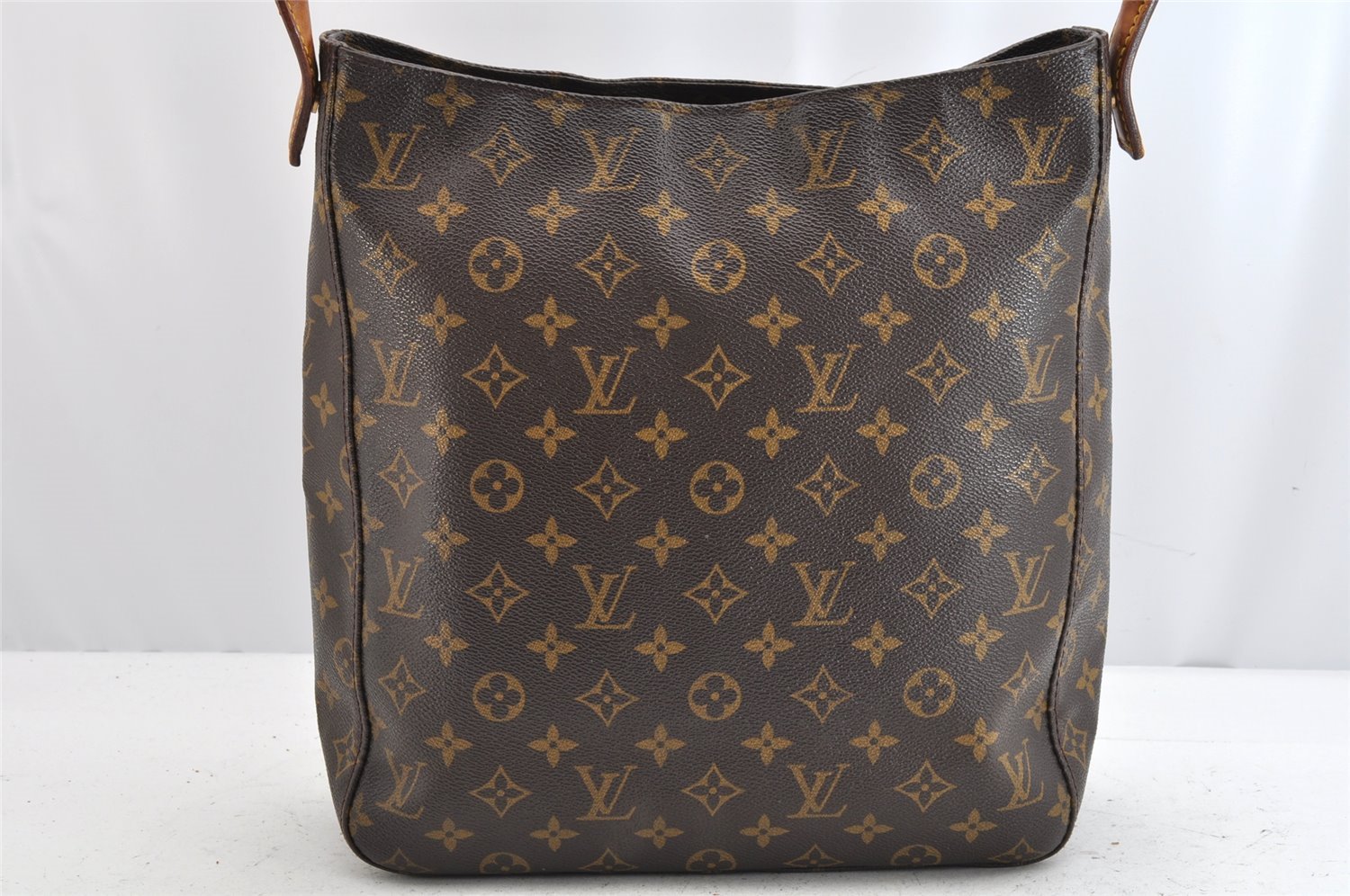 Authentic Louis Vuitton Monogram Looping GM Shoulder Bag M51145 LV 1198K