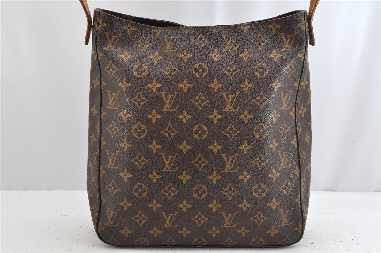 Authentic Louis Vuitton Monogram Looping GM Shoulder Bag M51145 LV 1198K