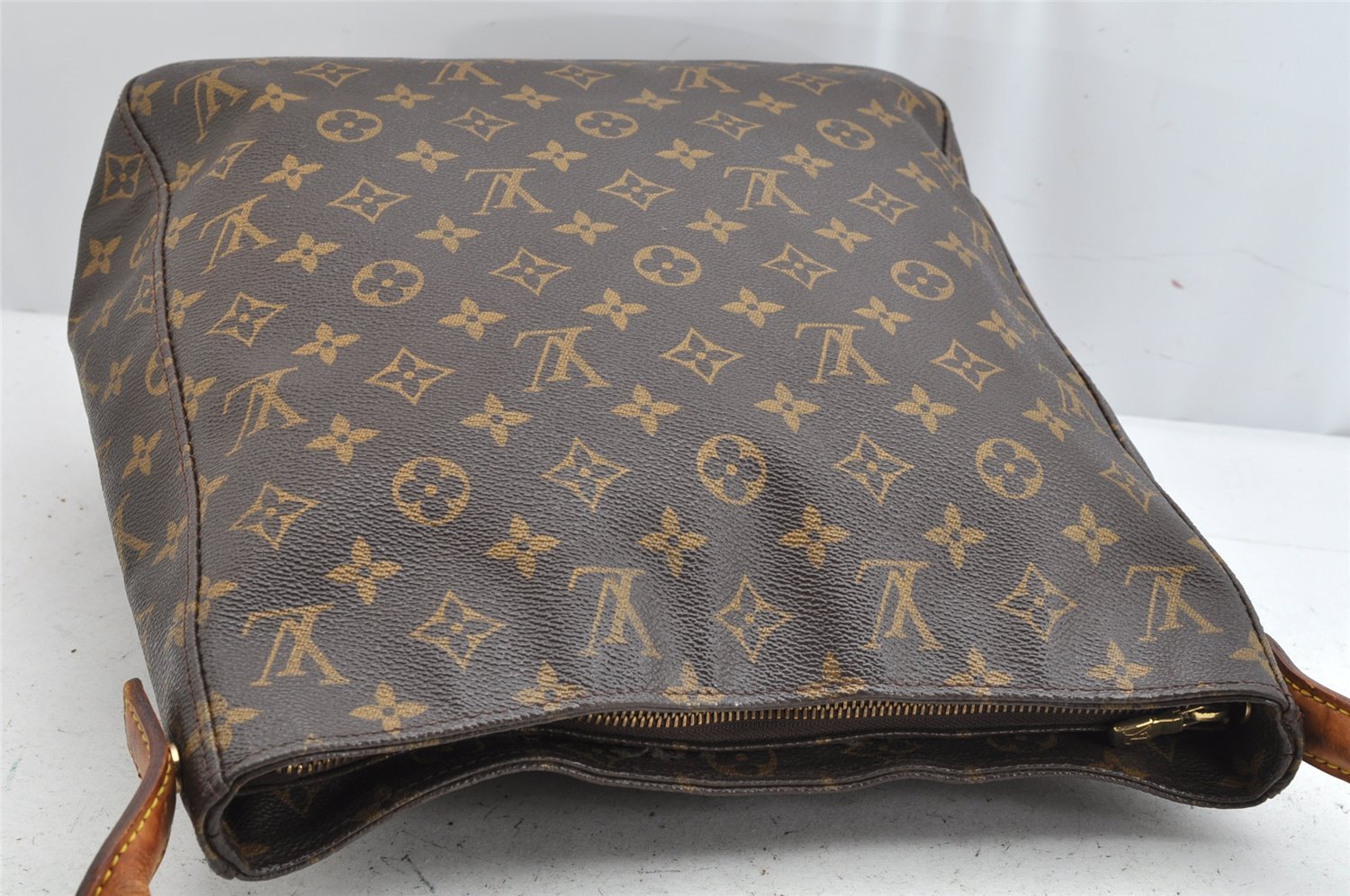 Authentic Louis Vuitton Monogram Looping GM Shoulder Bag M51145 LV 1198K