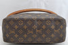 Authentic Louis Vuitton Monogram Looping GM Shoulder Bag M51145 LV 1198K