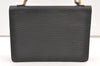 Authentic Louis Vuitton Epi Concorde Hand Bag Purse Black M52132 LV 1202K