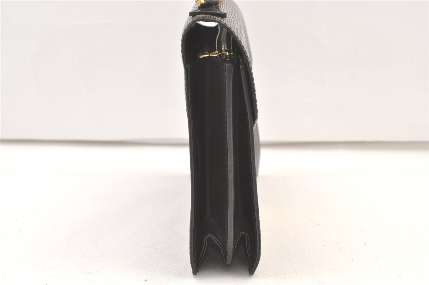 Authentic Louis Vuitton Epi Concorde Hand Bag Purse Black M52132 LV 1202K