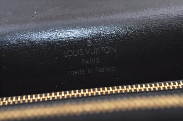 Authentic Louis Vuitton Epi Concorde Hand Bag Purse Black M52132 LV 1202K