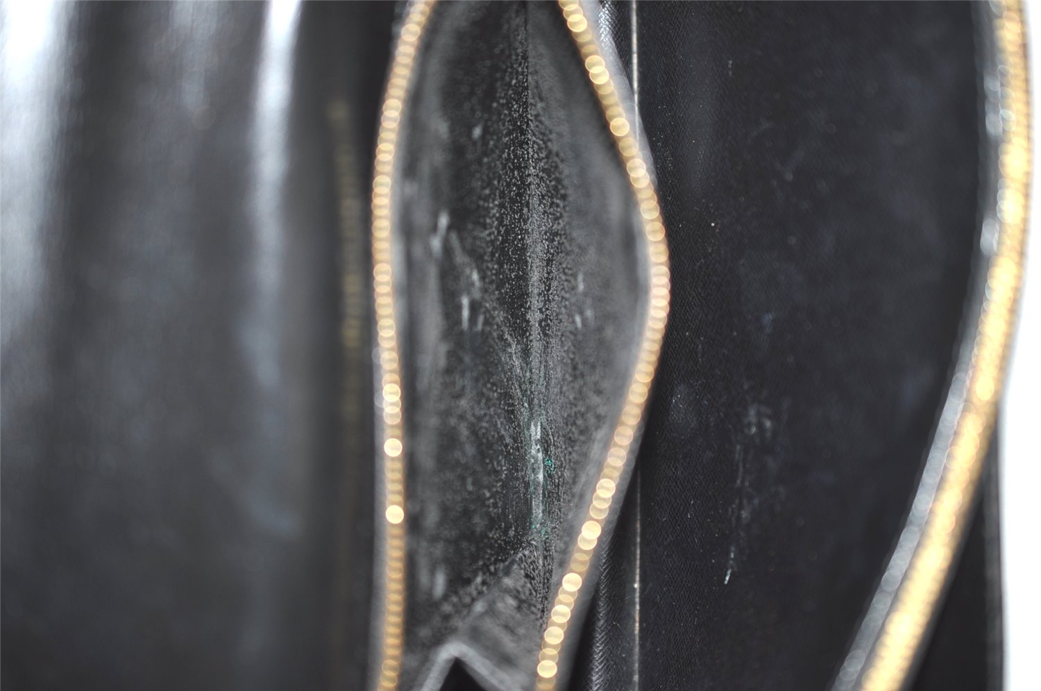 Authentic Louis Vuitton Epi Concorde Hand Bag Purse Black M52132 LV 1202K