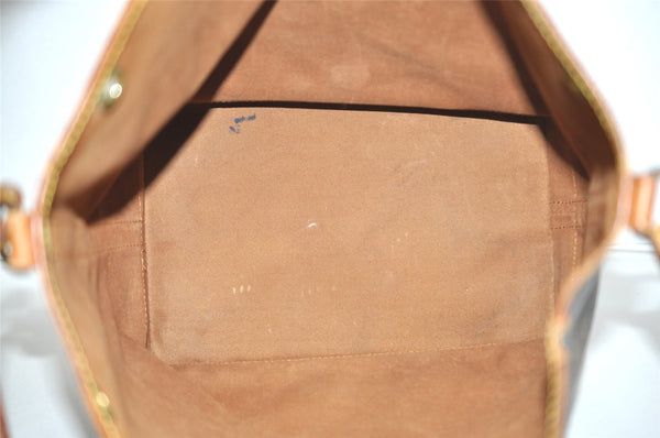 Authentic Louis Vuitton Monogram Noe Shoulder Drawstring Bag M42224 LV 1203I