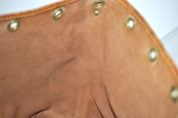 Authentic Louis Vuitton Monogram Noe Shoulder Drawstring Bag M42224 LV 1203I