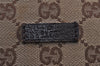 Authentic GUCCI Shoulder Cross Body Bag GG Canvas Leather 122793 Brown 1203K