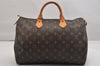 Authentic Louis Vuitton Monogram Speedy 35 Hand Boston Bag M41524 LV 1204K