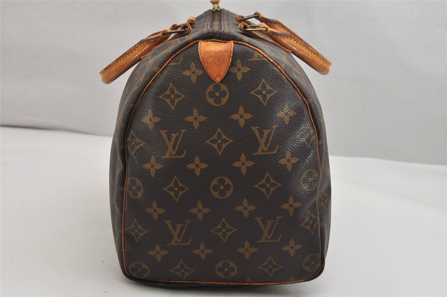 Authentic Louis Vuitton Monogram Speedy 35 Hand Boston Bag M41524 LV 1204K