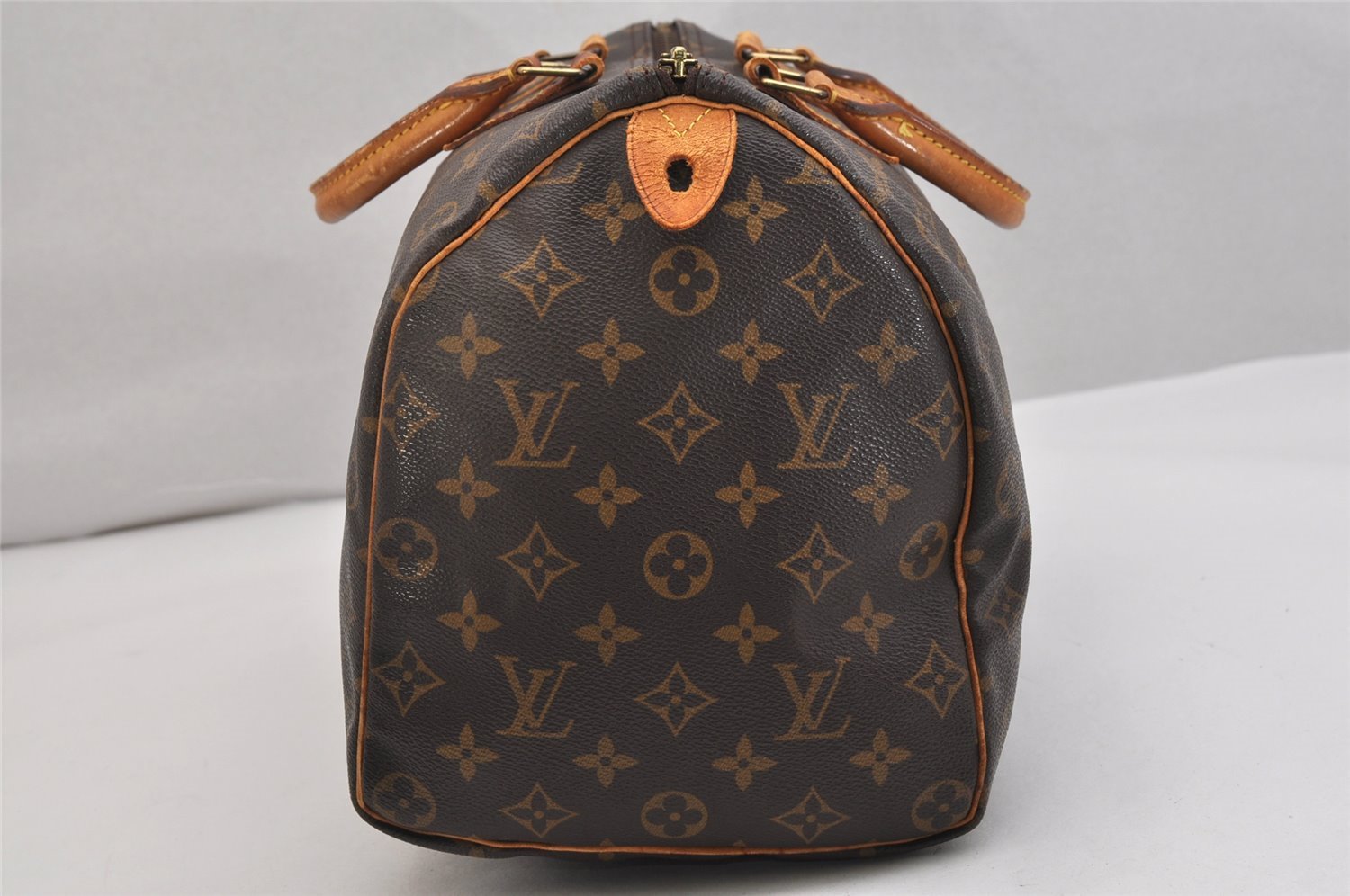 Authentic Louis Vuitton Monogram Speedy 35 Hand Boston Bag M41524 LV 1204K