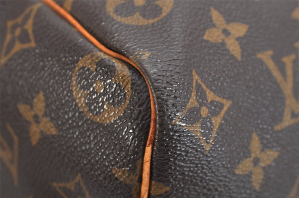 Authentic Louis Vuitton Monogram Speedy 35 Hand Boston Bag M41524 LV 1204K