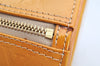 Authentic Louis Vuitton Vernis Bedford Hand Bag Yellow Beige M91006 LV 1205K