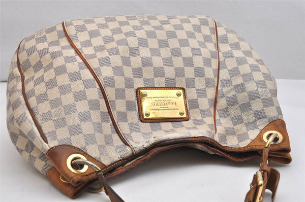 Authentic Louis Vuitton Damier Azur Galliera PM Shoulder Bag N55215 LV 1206K