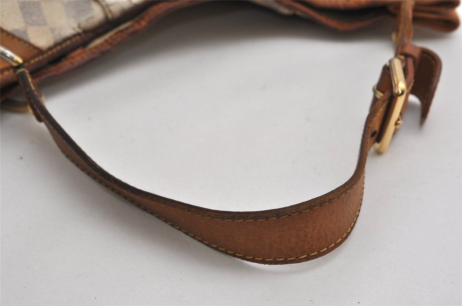 Authentic Louis Vuitton Damier Azur Galliera PM Shoulder Bag N55215 LV 1206K