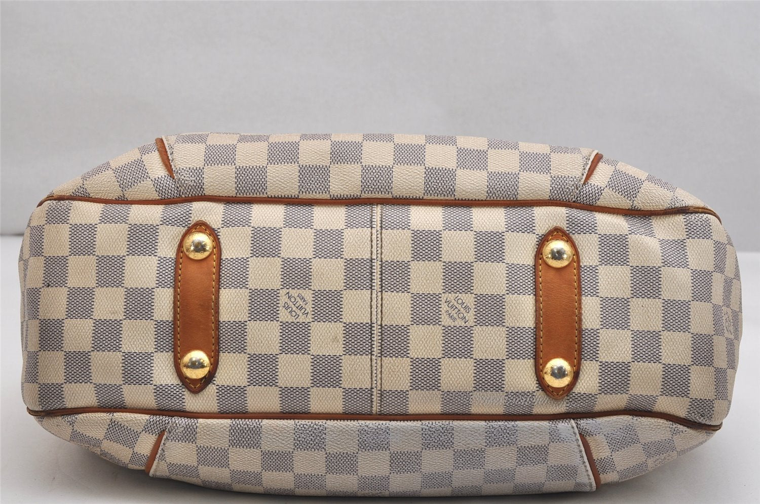 Authentic Louis Vuitton Damier Azur Galliera PM Shoulder Bag N55215 LV 1206K