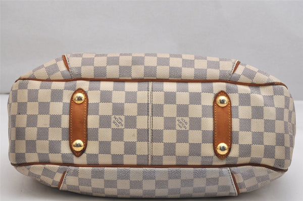 Authentic Louis Vuitton Damier Azur Galliera PM Shoulder Bag N55215 LV 1206K