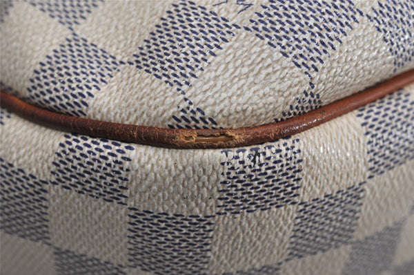 Authentic Louis Vuitton Damier Azur Galliera PM Shoulder Bag N55215 LV 1206K