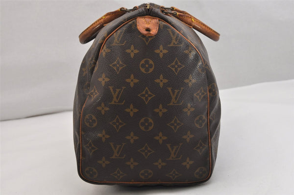 Authentic Louis Vuitton Monogram Speedy 40 Hand Boston Bag M41522 LV 1207K