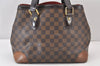 Authentic Louis Vuitton Damier Hampstead PM Shoulder Tote Bag N51205 LV 1210K