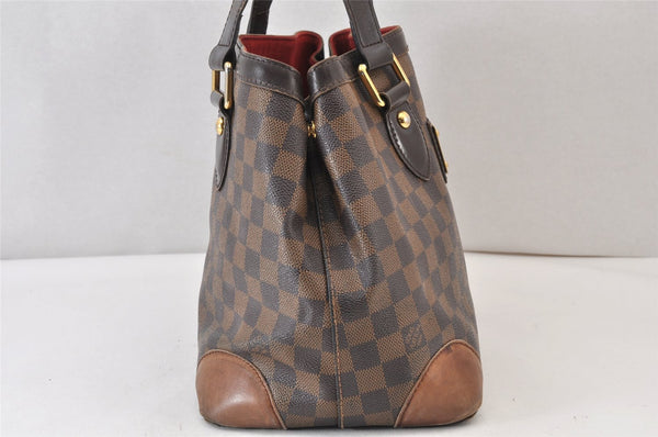 Authentic Louis Vuitton Damier Hampstead PM Shoulder Tote Bag N51205 LV 1210K