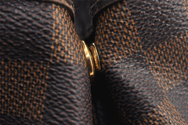 Authentic Louis Vuitton Damier Hampstead PM Shoulder Tote Bag N51205 LV 1210K