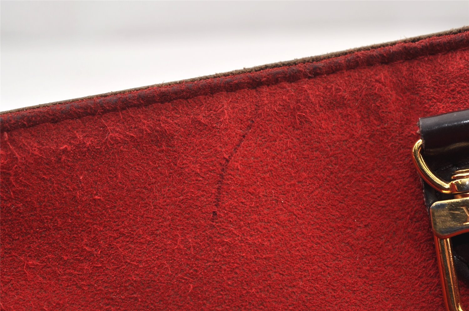 Authentic Louis Vuitton Damier Hampstead PM Shoulder Tote Bag N51205 LV 1210K