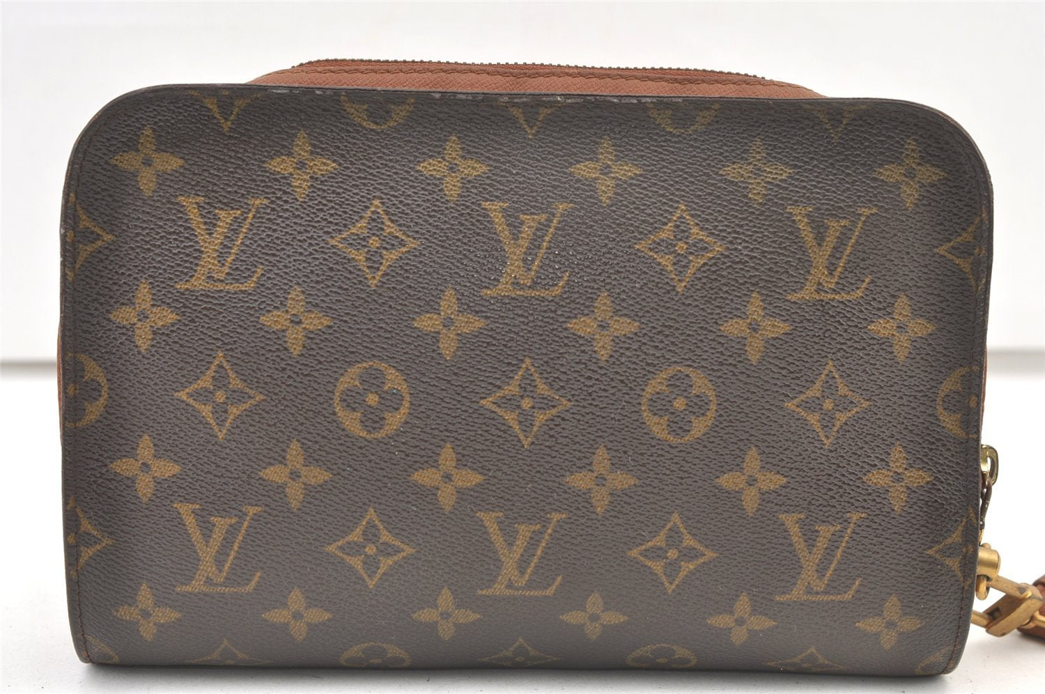 Authentic Louis Vuitton Monogram Orsay Clutch Hand Bag Purse M51790 LV 1211K