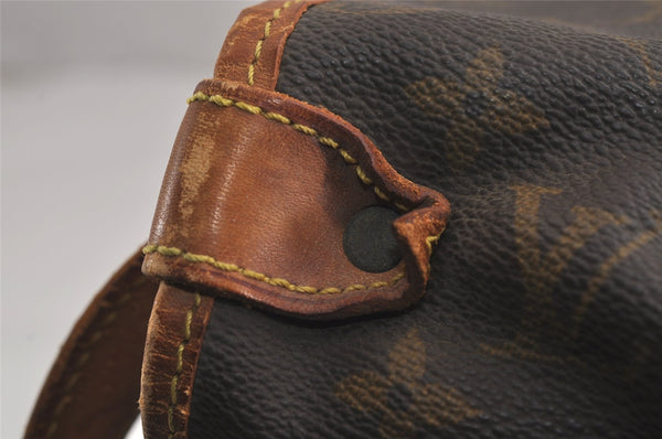 Authentic Louis Vuitton Monogram Saumur 35 Shoulder Cross Bag M42254 LV 1212J