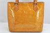 Authentic Louis Vuitton Vernis Houston Shoulder Hand Bag Yellow M91004 LV 1213K