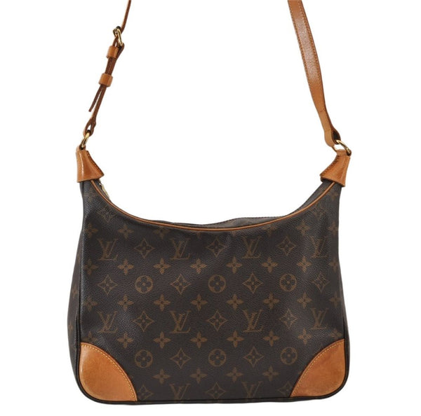 Authentic Louis Vuitton Monogram Boulogne 30 Shoulder Cross Bag M52165 LV 1214K