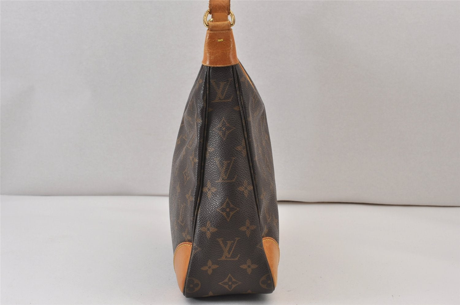 Authentic Louis Vuitton Monogram Boulogne 30 Shoulder Cross Bag M52165 LV 1214K