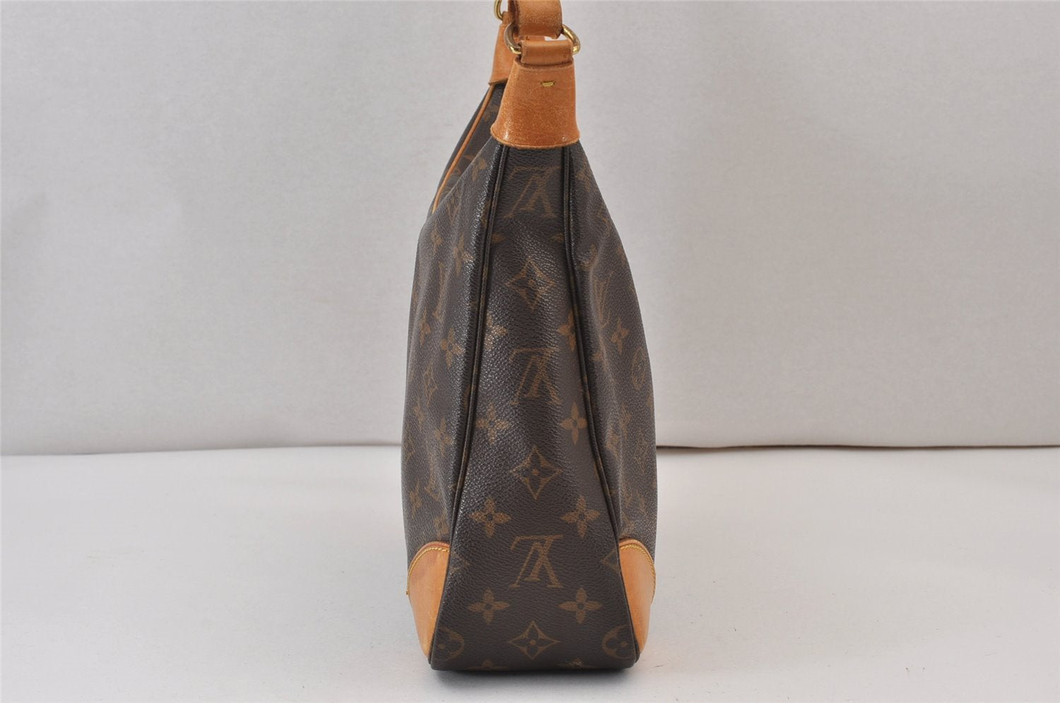 Authentic Louis Vuitton Monogram Boulogne 30 Shoulder Cross Bag M52165 LV 1214K