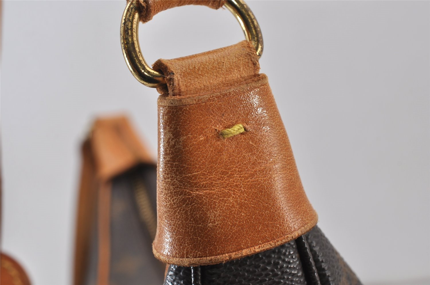 Authentic Louis Vuitton Monogram Boulogne 30 Shoulder Cross Bag M52165 LV 1214K