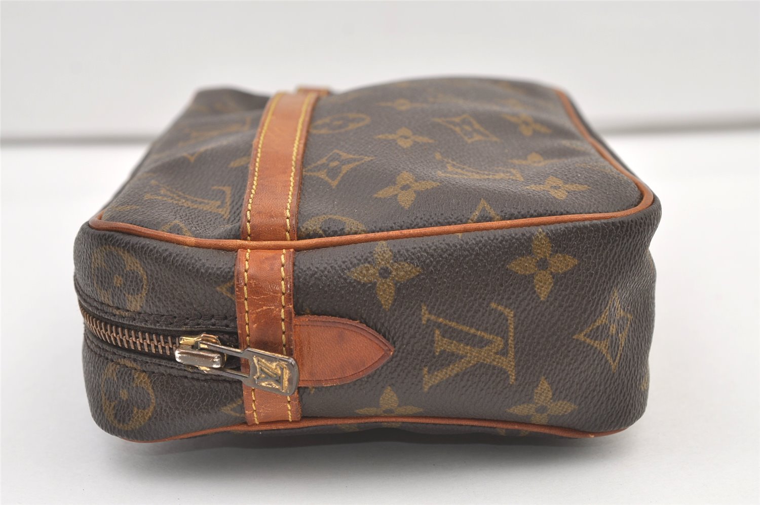 Authentic Louis Vuitton Monogram Compiegne 23 Clutch Hand Bag M51847 LV 1216K