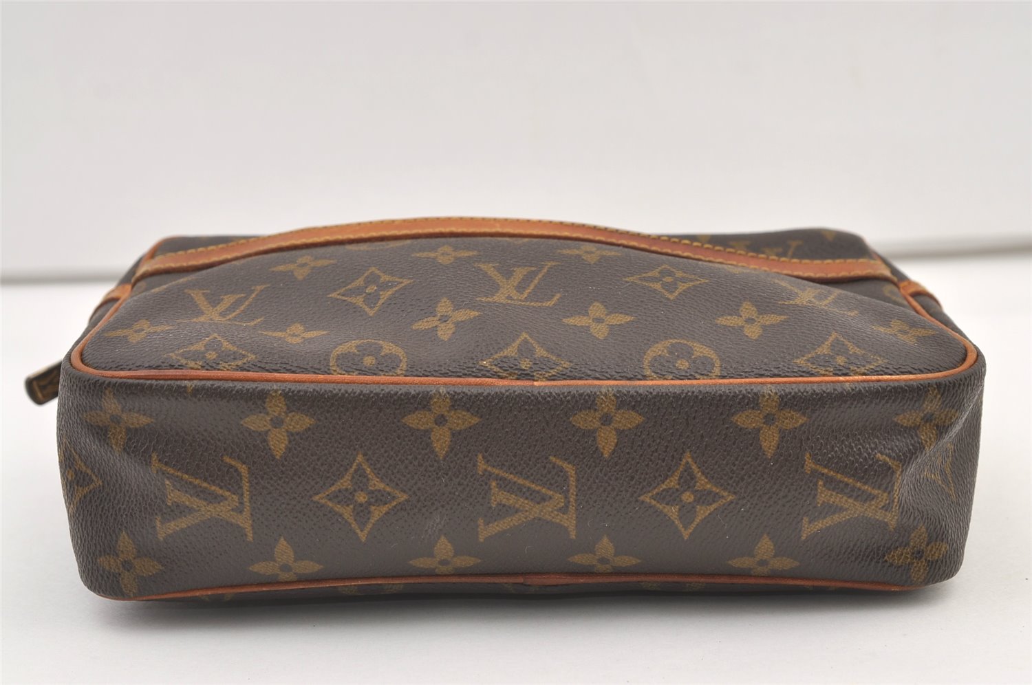 Authentic Louis Vuitton Monogram Compiegne 23 Clutch Hand Bag M51847 LV 1216K