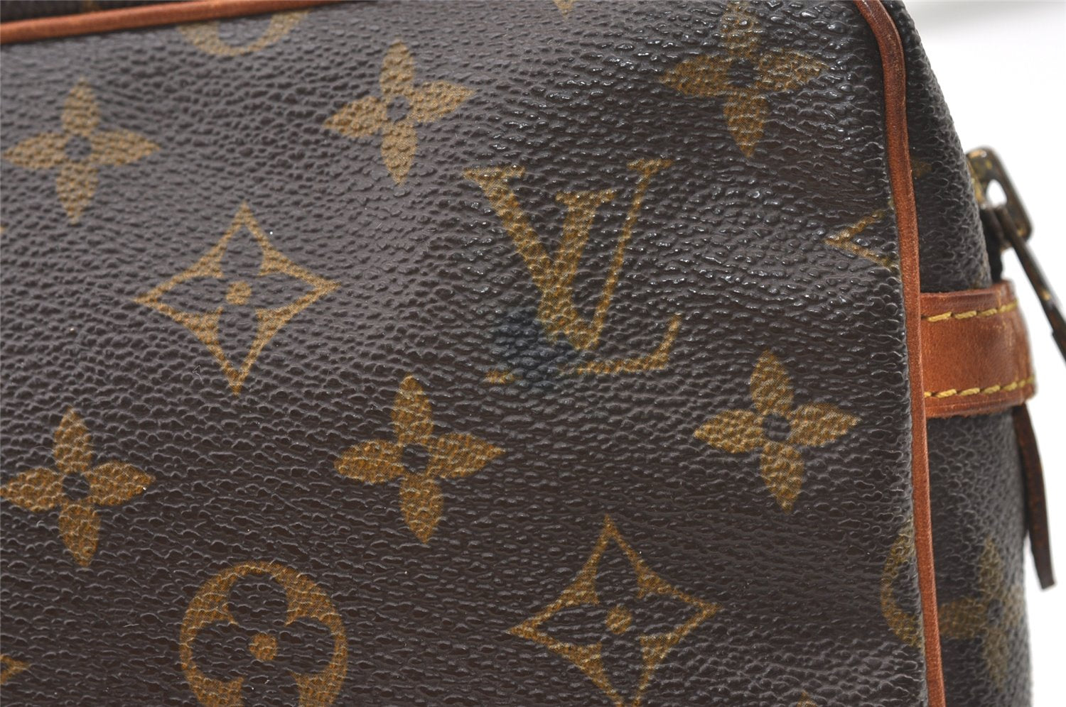 Authentic Louis Vuitton Monogram Compiegne 23 Clutch Hand Bag M51847 LV 1216K