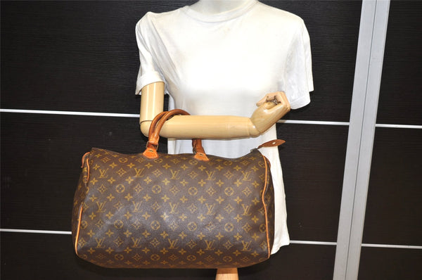 Authentic Louis Vuitton Monogram Speedy 40 Hand Boston Bag Old Model LV 1217K