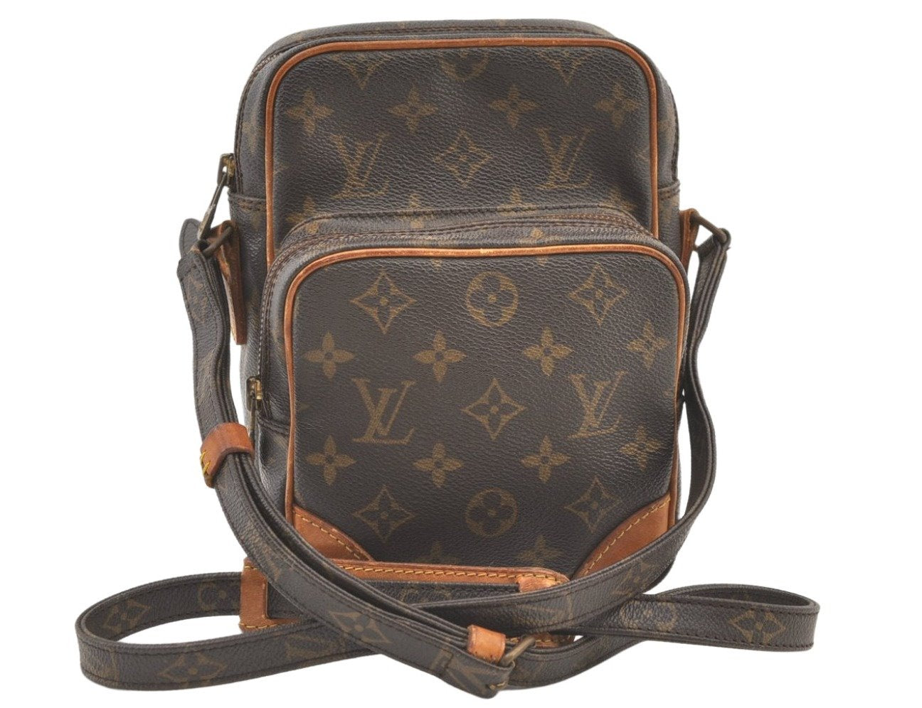 Authentic Louis Vuitton Monogram Amazone Shoulder Cross Body Bag M45236 LV 1218K