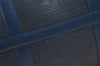 Authentic Louis Vuitton Epi Keepall 50 Boston Travel Bag Blue M42965 LV 1219I