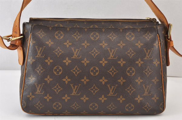 Authentic Louis Vuitton Monogram Viva Cite GM Shoulder Bag M51163 LV 1219K