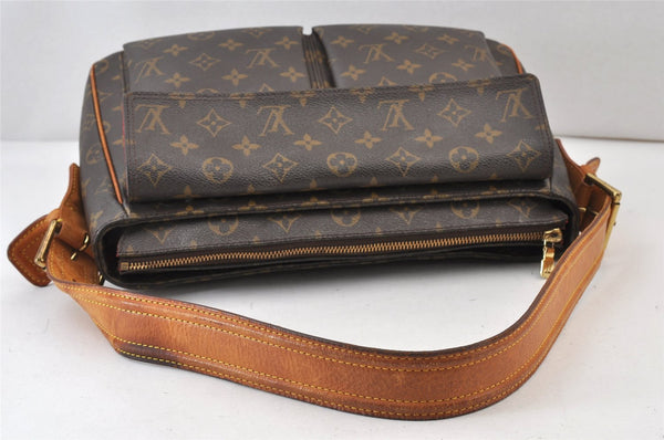 Authentic Louis Vuitton Monogram Viva Cite GM Shoulder Bag M51163 LV 1219K