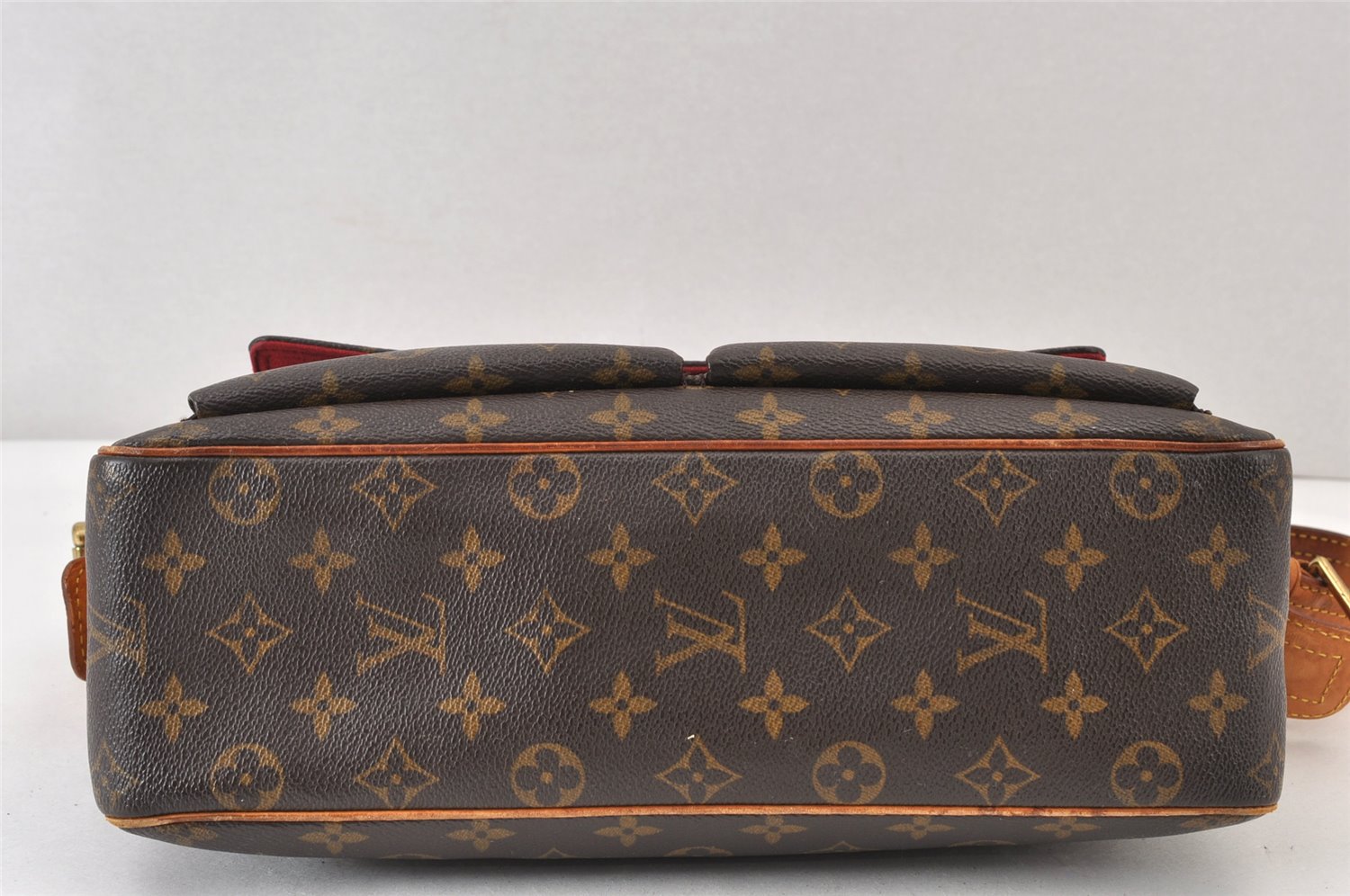 Authentic Louis Vuitton Monogram Viva Cite GM Shoulder Bag M51163 LV 1219K