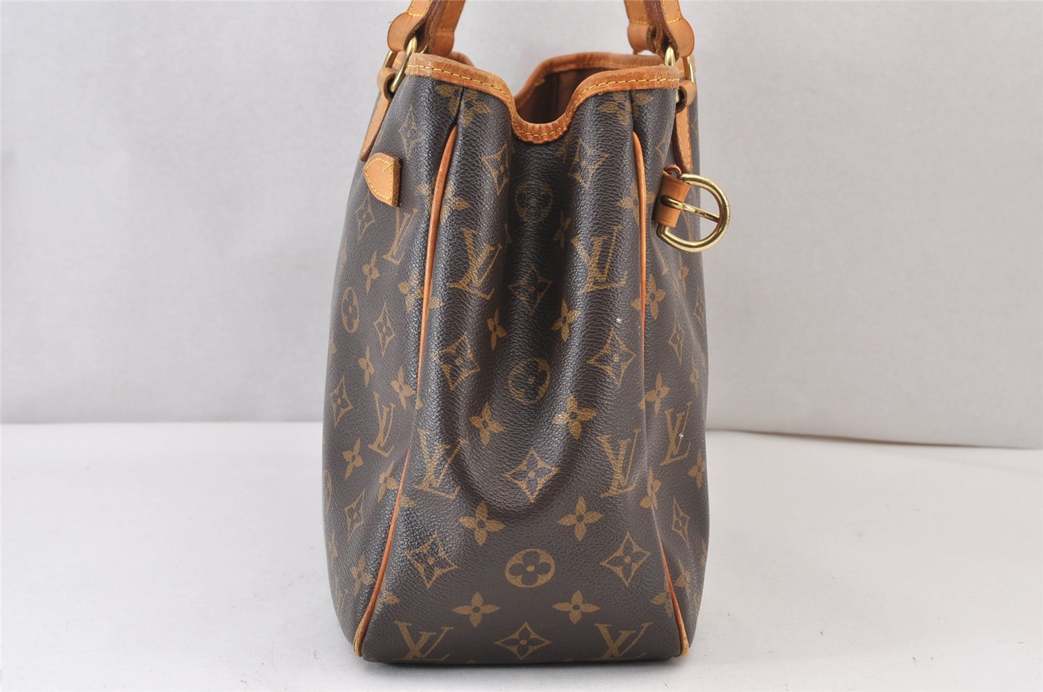 Authentic Louis Vuitton Monogram Batignolles Horizontal Tote Bag M51154 LV 1220K