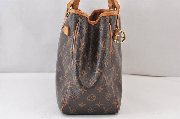 Authentic Louis Vuitton Monogram Batignolles Horizontal Tote Bag M51154 LV 1220K