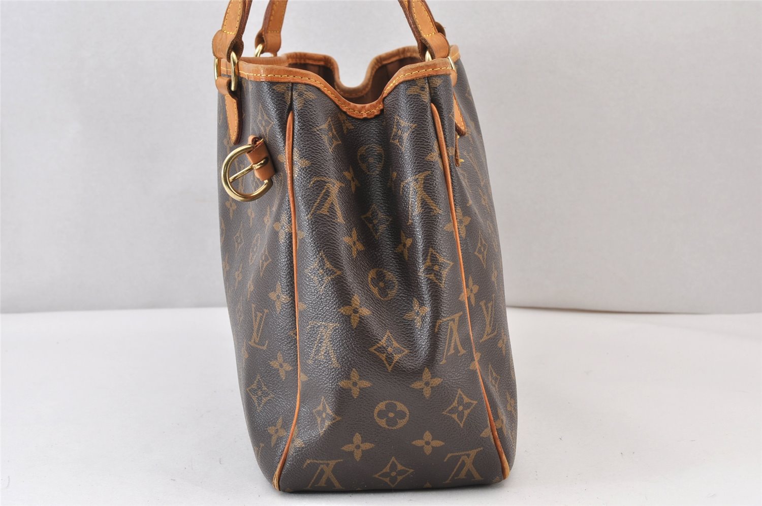 Authentic Louis Vuitton Monogram Batignolles Horizontal Tote Bag M51154 LV 1220K