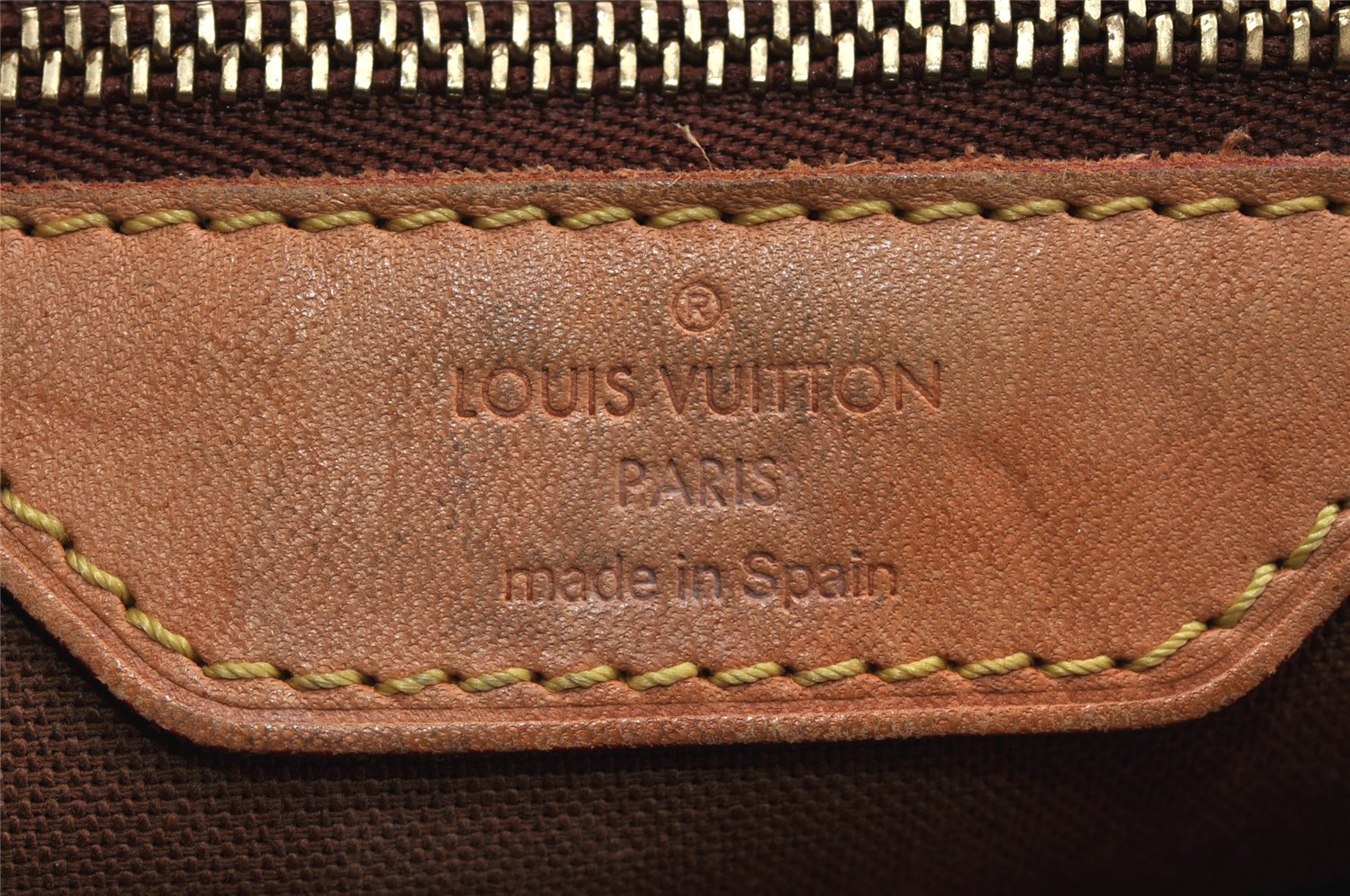 Authentic Louis Vuitton Monogram Batignolles Horizontal Tote Bag M51154 LV 1220K