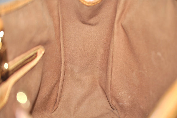 Authentic Louis Vuitton Monogram Batignolles Horizontal Tote Bag M51154 LV 1220K