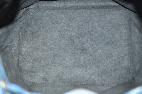 Authentic Louis Vuitton Epi Petit Noe Shoulder Drawstring Bag M44105 Blue 1221I